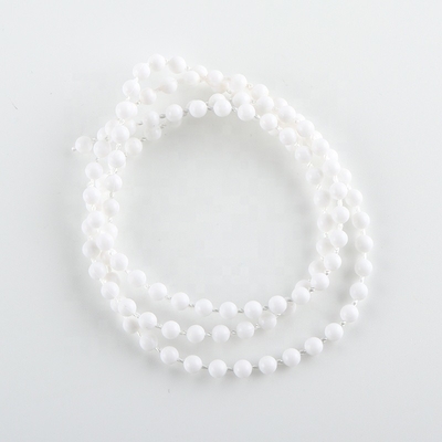 4.5*6mm Thin Cord Plastic Curtain Chain Pom Plastic Ball Chain Industrial Design Style
